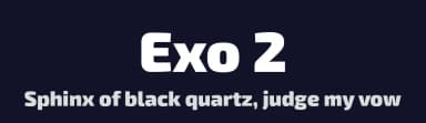 Exo 2 by Ndiscover — Sans Serif Font — thumbnail 2