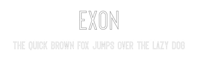 Exon by Linecreative — Sans Serif Font