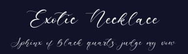 Exotic Necklace by Balpirick Studio — Script Handwritten Font — thumbnail 2