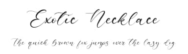 Exotic Necklace by Balpirick Studio — Script Handwritten Font — thumbnail 1