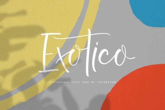 Exotico Font by Letteratom — Script Handwritten Font
