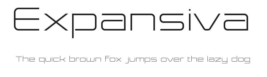 Expansiva by Néstor Delgado — Sans Serif Font