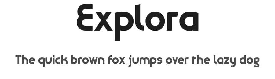 Explora by Benoît Sjöholm — Sans Serif Font
