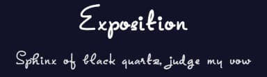 Exposition by Intellecta Design — Script Handwritten Font — thumbnail 2