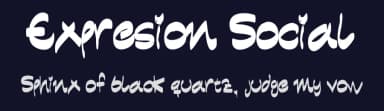 Expresion Social by Ricardo Gonzalez — Script Handwritten Font — thumbnail 2