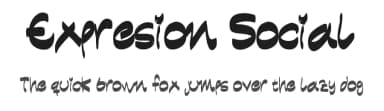 Expresion Social by Ricardo Gonzalez — Script Handwritten Font — thumbnail 1