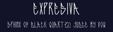 Expresiva by Manuel Ramos — Script Handwritten Font — thumbnail 2