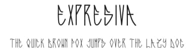 Expresiva by Manuel Ramos — Script Handwritten Font — thumbnail 1