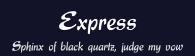 Express by Dieter Steffmann — Script Handwritten Font — thumbnail 2