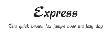 Express by Dieter Steffmann — Script Handwritten Font — thumbnail 1