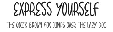 Express Yourself by Hawtpixel — Script Handwritten Font — thumbnail 1