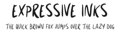 Expressive Inks by Hawtpixel — Script Handwritten Font — thumbnail 1