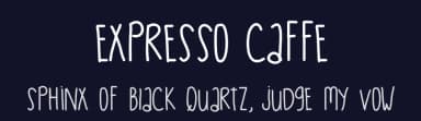 Expresso Caffe by Des Gomez — Script Handwritten Font — thumbnail 2