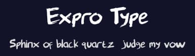 Expro Type by Anditya Choirul Salam — Script Handwritten Font — thumbnail 2
