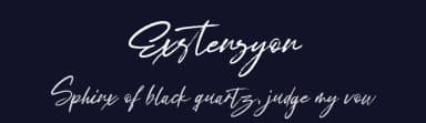 Exstensyon by Creatype Studio — Script Handwritten Font — thumbnail 2