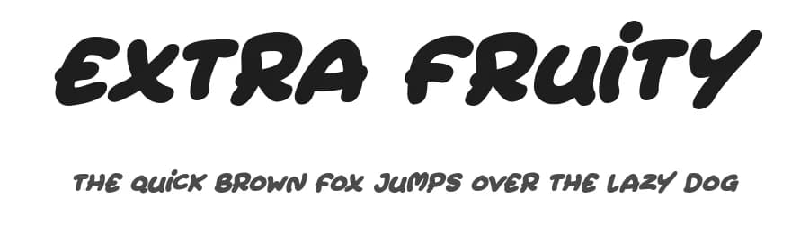 Extra Fruity by Hawtpixel — Script Handwritten Font