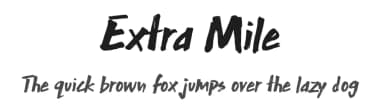 Extra Mile by BLKBK Fonts — Script Handwritten Font — thumbnail 1