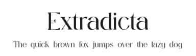 Extradicta by UI Creative — Serif Font — thumbnail 1