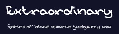 Extraordinary by weknow — Script Handwritten Font — thumbnail 2