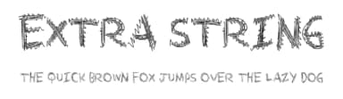 Extra String by Xerographer Fonts — Script Handwritten Font — thumbnail 1