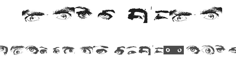 Eye Spy by xstreamed.tv — Dingbats Font