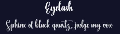 Eyelash by Scratchones — Script Handwritten Font — thumbnail 2