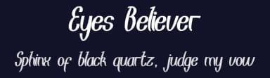 Eyes Believer by weknow — Script Handwritten Font — thumbnail 2