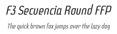 F3 Secuencia Round FFP by deFharo — Sans Serif Font — thumbnail 1