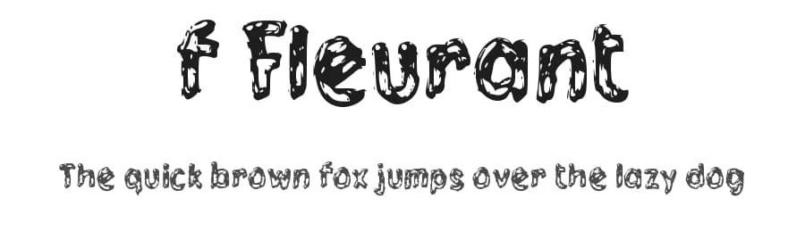 f Fleurant by wepfont.com — Script Handwritten Font