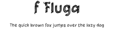 f Fluga by wepfont.com — Script Handwritten Font — thumbnail 1