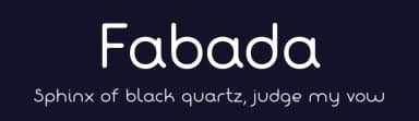 Fabada by deFharo — Sans Serif Font — thumbnail 2