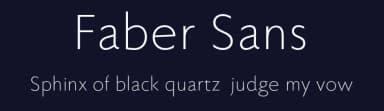 Faber Sans by ingoFonts — Sans Serif Font — thumbnail 2