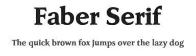 Faber Serif by ingoFonts — Serif Font — thumbnail 1