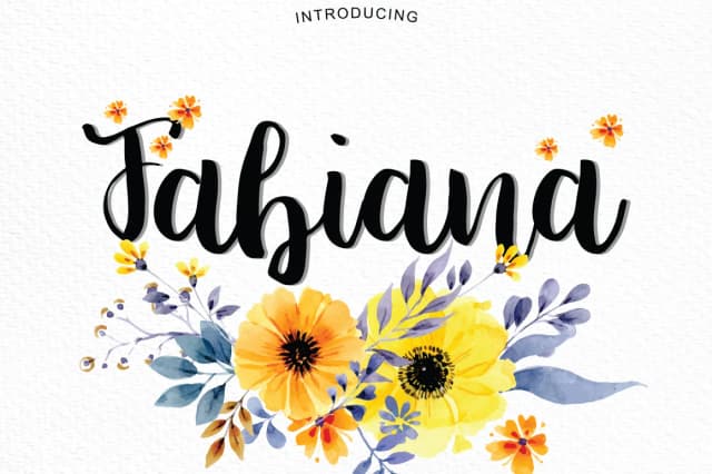 Fabiana Font by Studio_Art — Script Handwritten Font