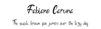 Fabiano Caruna by aulia — Script Handwritten Font — thumbnail 1