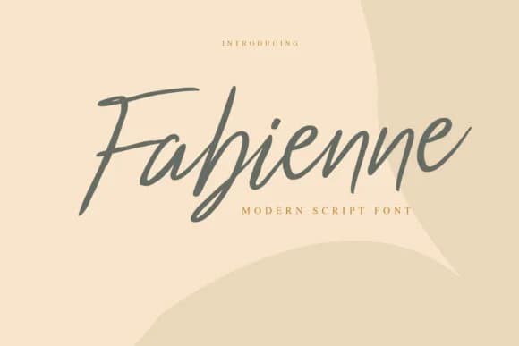 Fabienne Font by creativemedialab —  Font — preview 1