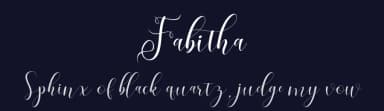 Fabitha by mightype — Script Handwritten Font — thumbnail 2