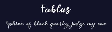Fablus by belovestudio — Script Handwritten Font — thumbnail 2
