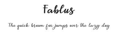 Fablus by belovestudio — Script Handwritten Font — thumbnail 1