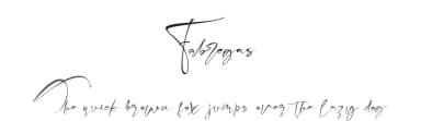 Fabregas by Letterara — Script Handwritten Font — thumbnail 1