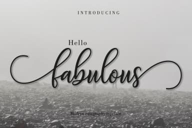 Fabulous Script Font by Amarlettering by Amarlettering — Script Handwritten Font — thumbnail 1