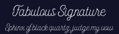Fabulous Signature by Akifatype Studio — Script Handwritten Font — thumbnail 2