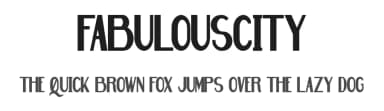 Fabulouscity by NihStudio — Sans Serif Font — thumbnail 1