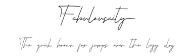 Fabulouscity by NihStudio — Script Handwritten Font — thumbnail 1