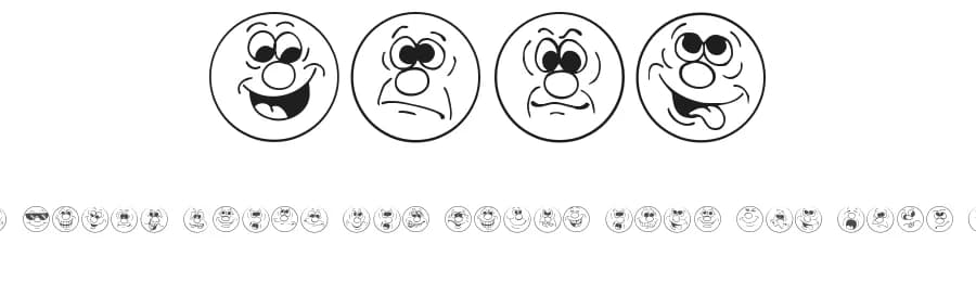 Face by West Wind Fonts — Dingbats Font