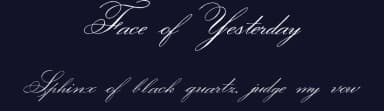 Face of Yesterday by Intellecta Design — Script Handwritten Font — thumbnail 2