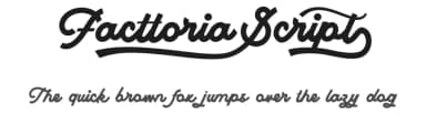 Facttoria Script by Måns Grebäck — Script Handwritten Font — thumbnail 1
