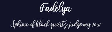 Fadelya by Mr Letters — Script Handwritten Font — thumbnail 2