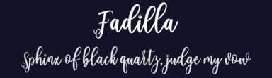 Fadilla by Mr Letters — Script Handwritten Font — thumbnail 2