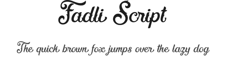 Fadli Script by Mikrojihad Typography — Script Handwritten Font